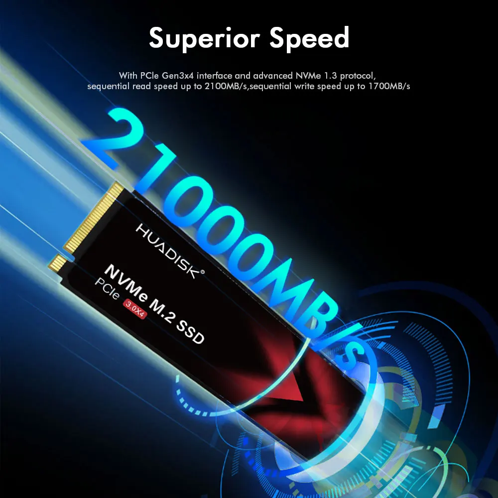 1TB NVMe M.2 SSD 2280 PCIe 3.0 Internal SSD for Laptop Desktop