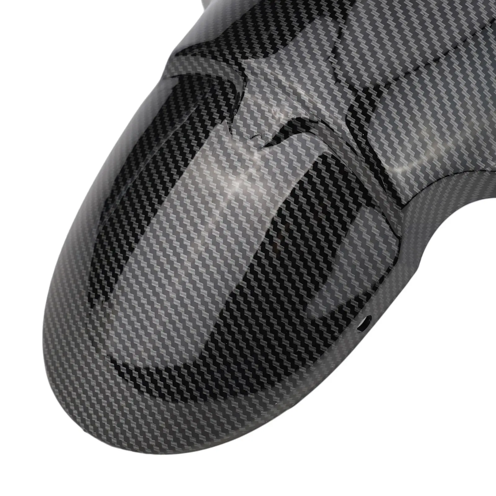 

Front Tire Mudguard Guard Hugger Carbon Fiber Style for Daytona 675 675R 2006 to 2012 with OEM Fit Bolt On Pre Drilled Holes