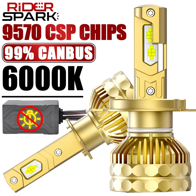 

3000W H1 H4 H7 LED Canbus H8 H11 H9 9005 HB3 9006 HB4 9012 Hir2 Светодиодная лампа 9570 CSP Автомобильный комплект Турбо Автоматическая противотуманная фара 6000K Белый