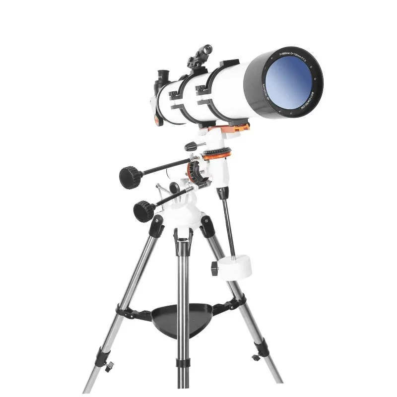 120900 Astronomical Telescope Large Aperture Equatorial Refracting Outdoor High Magnification HD Professional Stargazing Moon