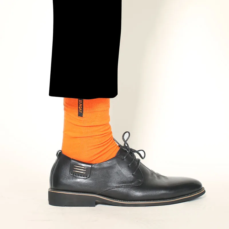 Calcetines de algodón de colores para hombre, calcetín informal de alta calidad para negocios, colocación de zapatos, 7 pares, 2020