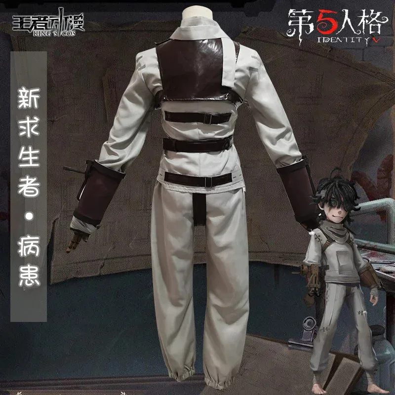 

aaa12 3Game Identity V Costumes Survivor Emil Patient Costume Original Skin Uniforms Halloween Cosplay Role Play