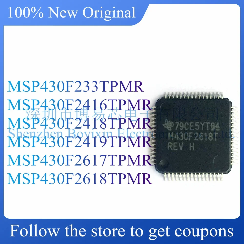 

NEW MSP430F233TPMR MSP430F2416TPMR MSP430F2418TPMR MSP430F2419TPMR MSP430F2617TPMR MSP430F2618TPMR