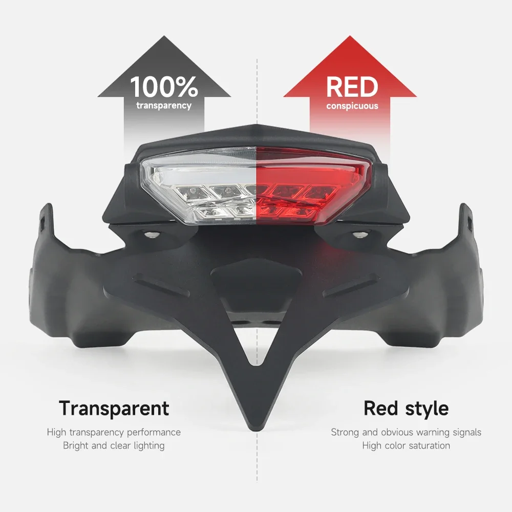 

For BMW F900 R F900R 2020- Motorcycle Rear Short Tail Integrated Light Frame License Plate Rack Tail Frame Bracket