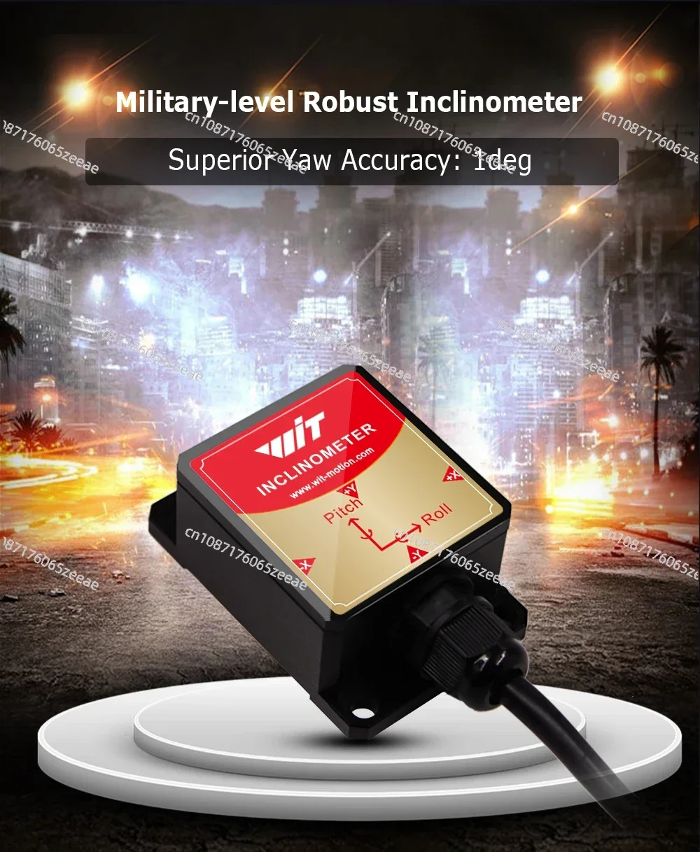 IMU Accelerometer Inclinometer HWT905-TTL MPU9250 IP67 Waterproof High-Precision Acceleration Gyroscope Angle Magnetometer