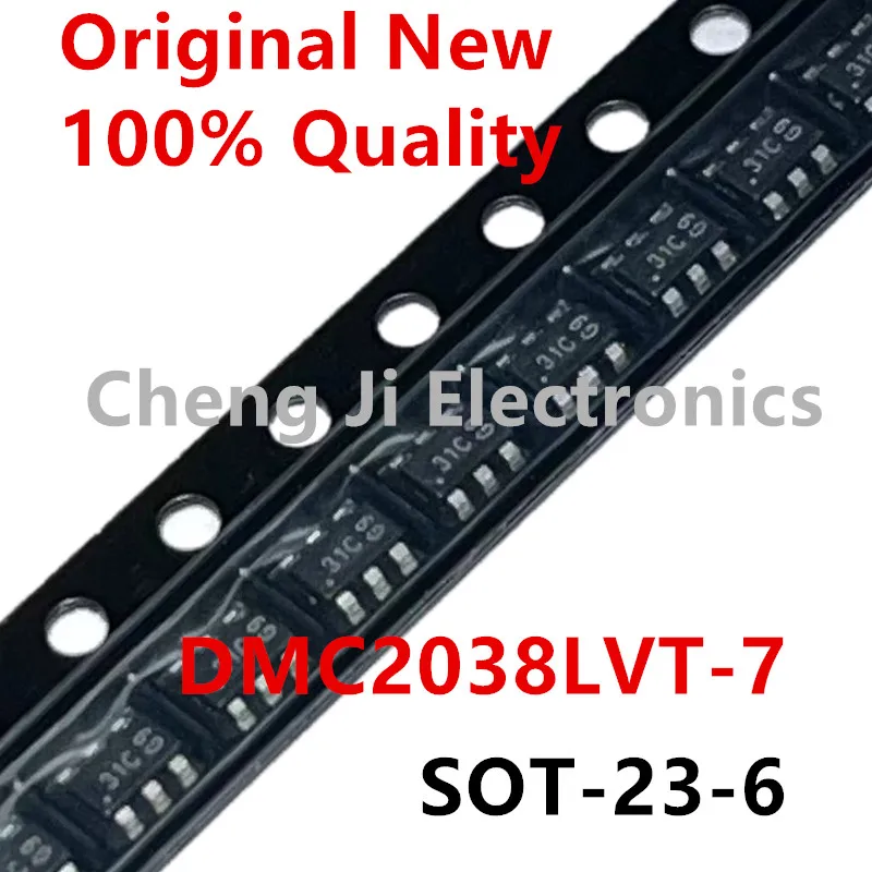 20PCS/Lot  DMC2038LVT-7  31C 、DMC2004DWK-7  CA8 、DMC2710UV-7 、DMC2053UVT-7  AR2  New Original Complementary Pair Enhanced MOSFET