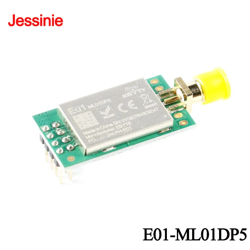 E01-2G4M27D E01-ML01DP5 nRF24L01P nRF24L01 PA LNA Longo Alcance 2.4GHz SPI DIP IoT Wifi Módulo Sem Fio Cabo Pin