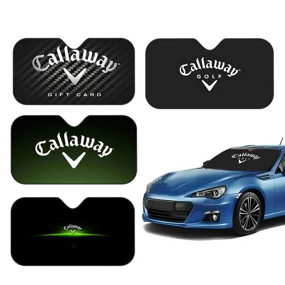 G-Golf-C-Callaway Car Sun Shade Front Window Sunshade for Most Sedans SUV Blocks Max Uv Rays Keep Your Vehicle Cool