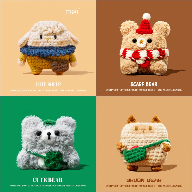 

Пушистый чехол для Xiaomi Buds 5 Pro 5Pro 4Pro 3Pro 4, чехол для Xiaomi Buds5 Buds5Pro, защитный мягкий чехол, овечий медведь, сиамский кот