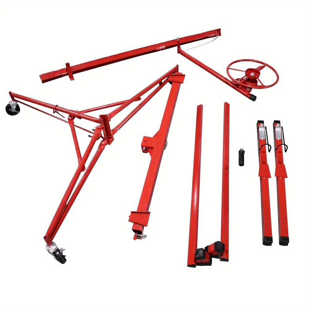 16FT Drywall Lift Sheetrock Lift Rolling Panel Hoist Jack Lifter Fit for Drywall Panels