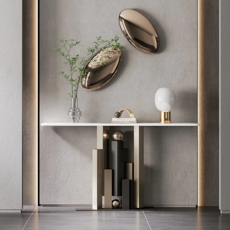 glamour Delicacy Console Tables furniture Creative entrance console Living Room Furniture Unique mesa de recibidor de entrada view 3