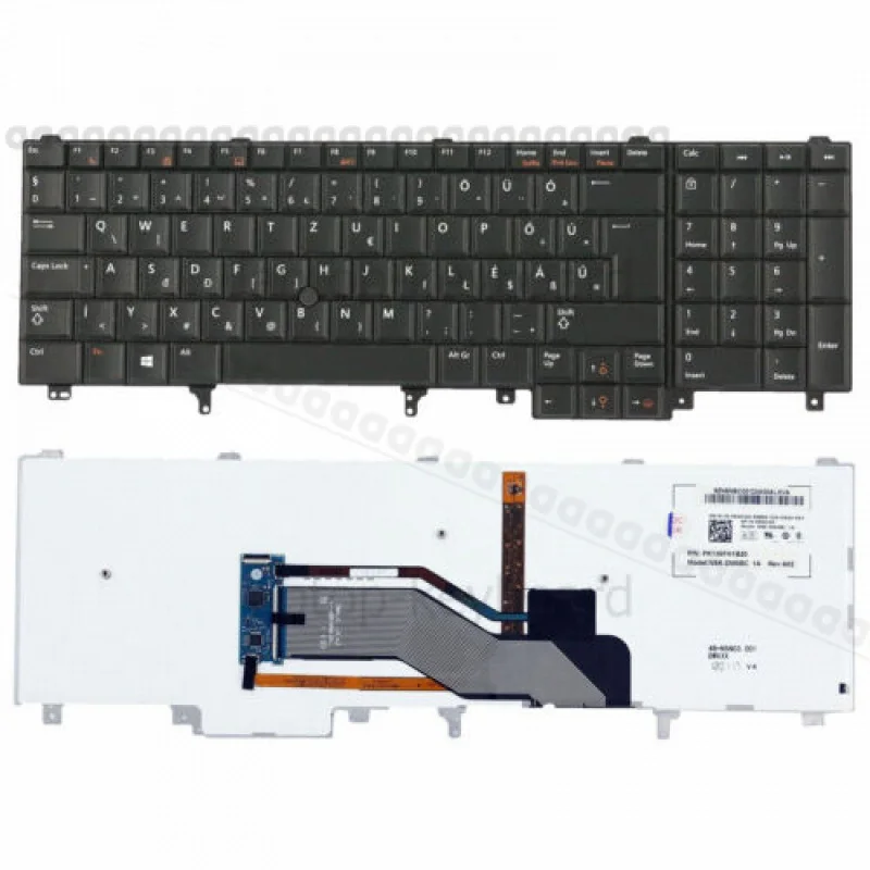 Клавиатура A + HG для DELL Latitude E5520 E6540 E6530 E6520 LED