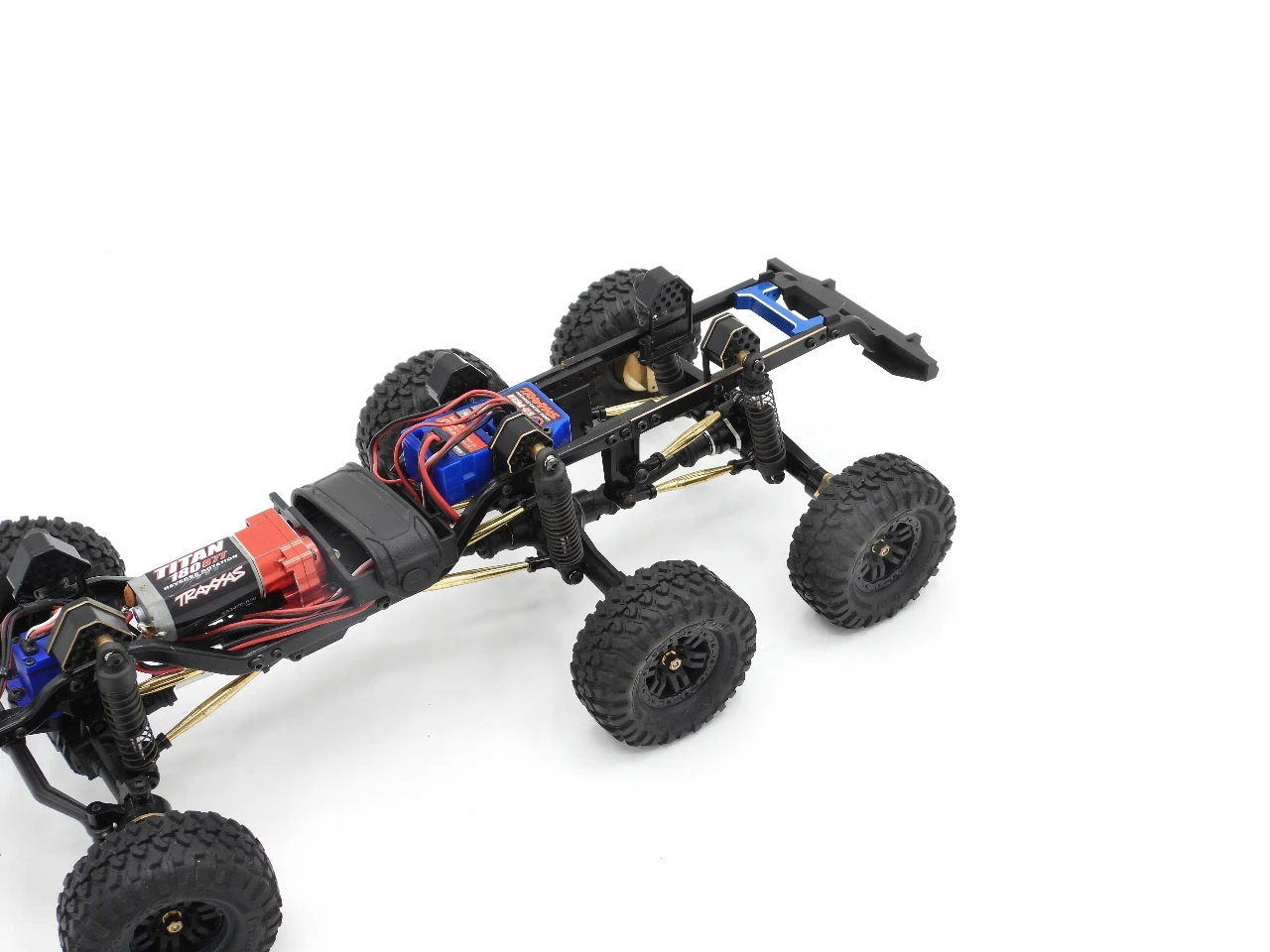 Brass aluminum stainless steel TRX6M 6X6 TRX4M upgraded to TRX6M for 1/18 RC Crawler Car B Style