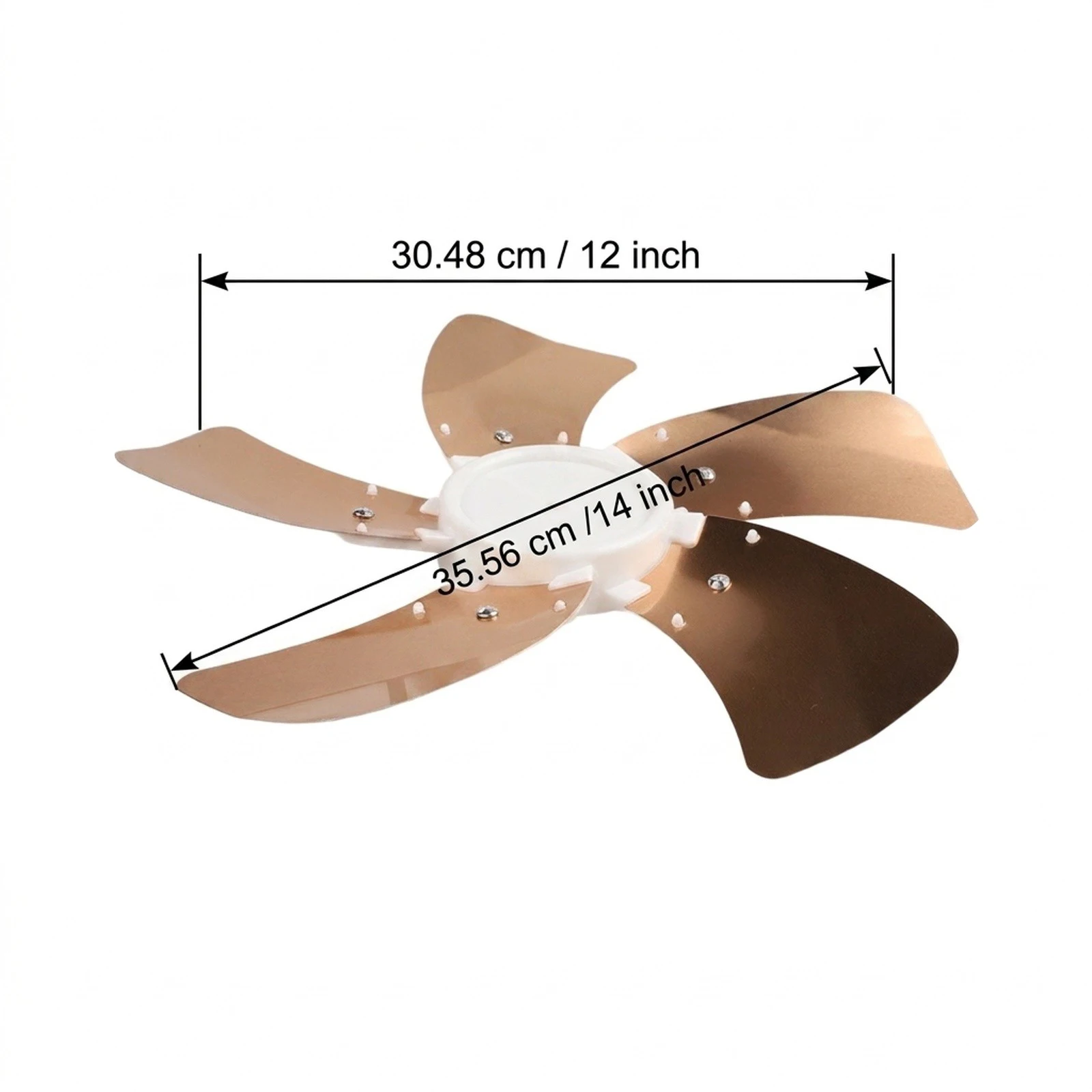 Lightweight and Robust Electric Fan for blades Designed for Quiet Operation and High Temperature Resistance Suitable for Most