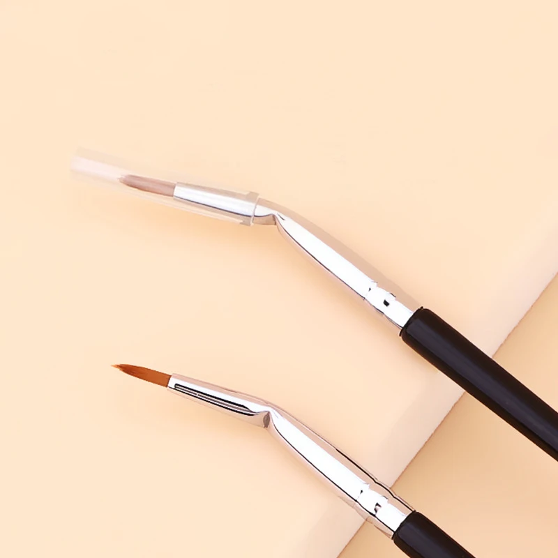 Karsyngirl 1/2Pcs Bent Liner Makeup Brushes Angled Eyeliner Brush Eye Brow Tool Detail Eye Liner Precision Cosmetic Tools