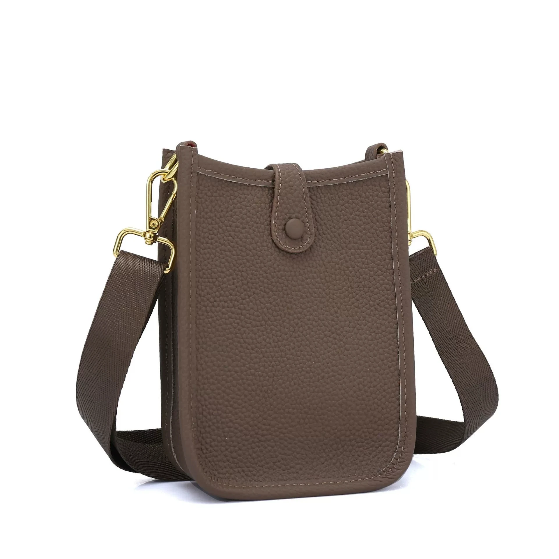 

Vintage Tanned Leather Women's Shoulder Bag Fit 6.5 Inch Phone Bag Women's Phone Bags Bucket Cross Bag