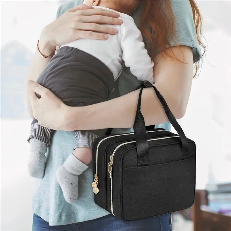 AB42-Wearable For Momcozy/Medela/Elvie/Willow Compatible Breast Pump Storage Bag- Breastmilk Cooler Travel Carry Case