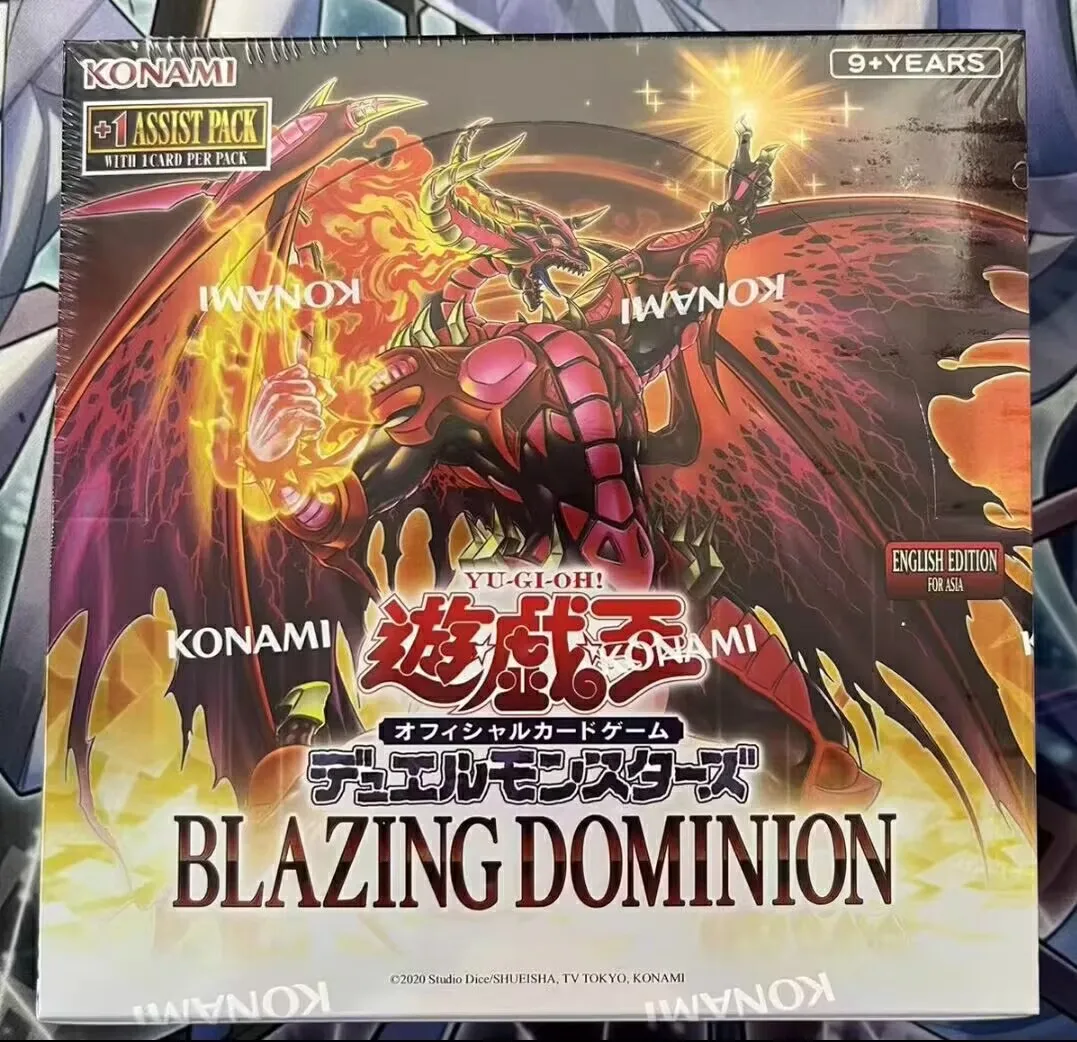 Yugioh KONAMI Duel Monsters Blazing Dominion The Crimson King BLZD Asian English Collection Sealed Booster Box