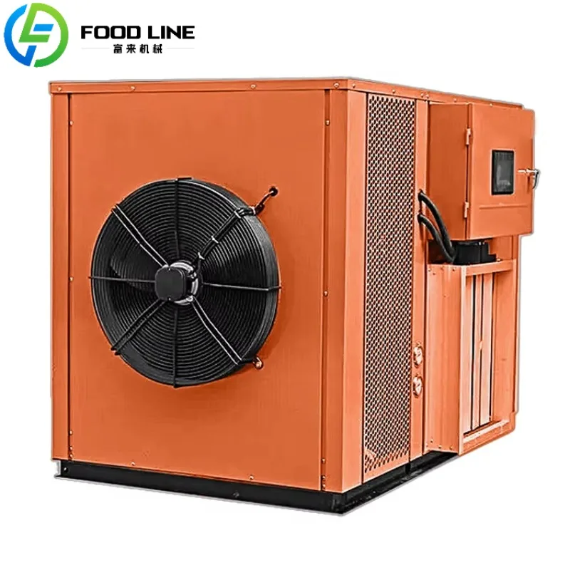 Heat Pump Dryer Machine PLC Control System Fruit Vegetables Charcoal Briquettes Dryer Drying Machine