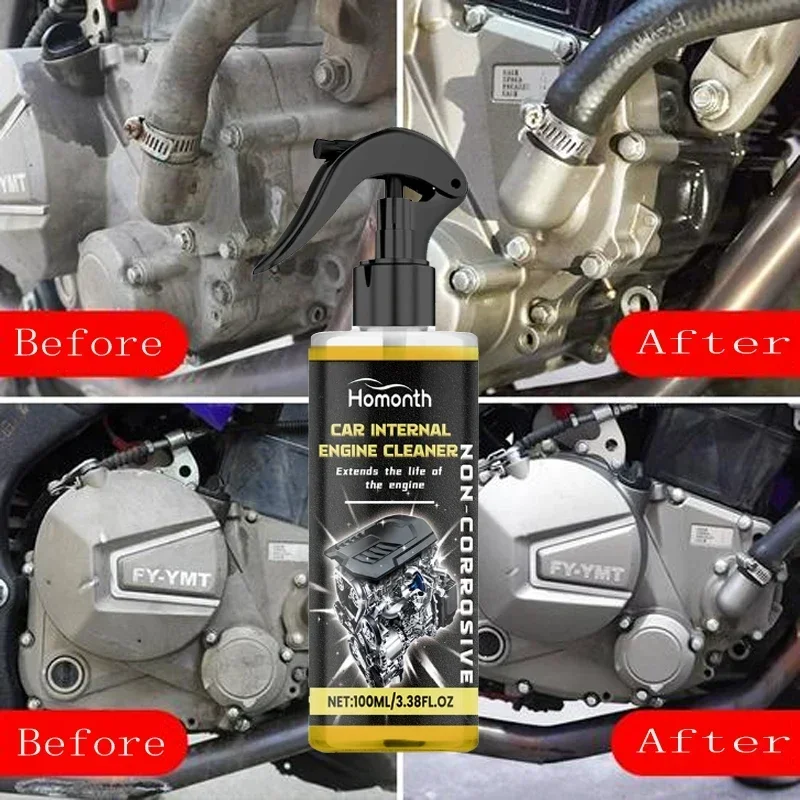 Bezwodny piankowy środek czyszczący do silników motocyklowych, wytrzymały środek do usuwania smaru, głowica bez wycierania, narzędzia do odtłuszczania komory silnika samochodu