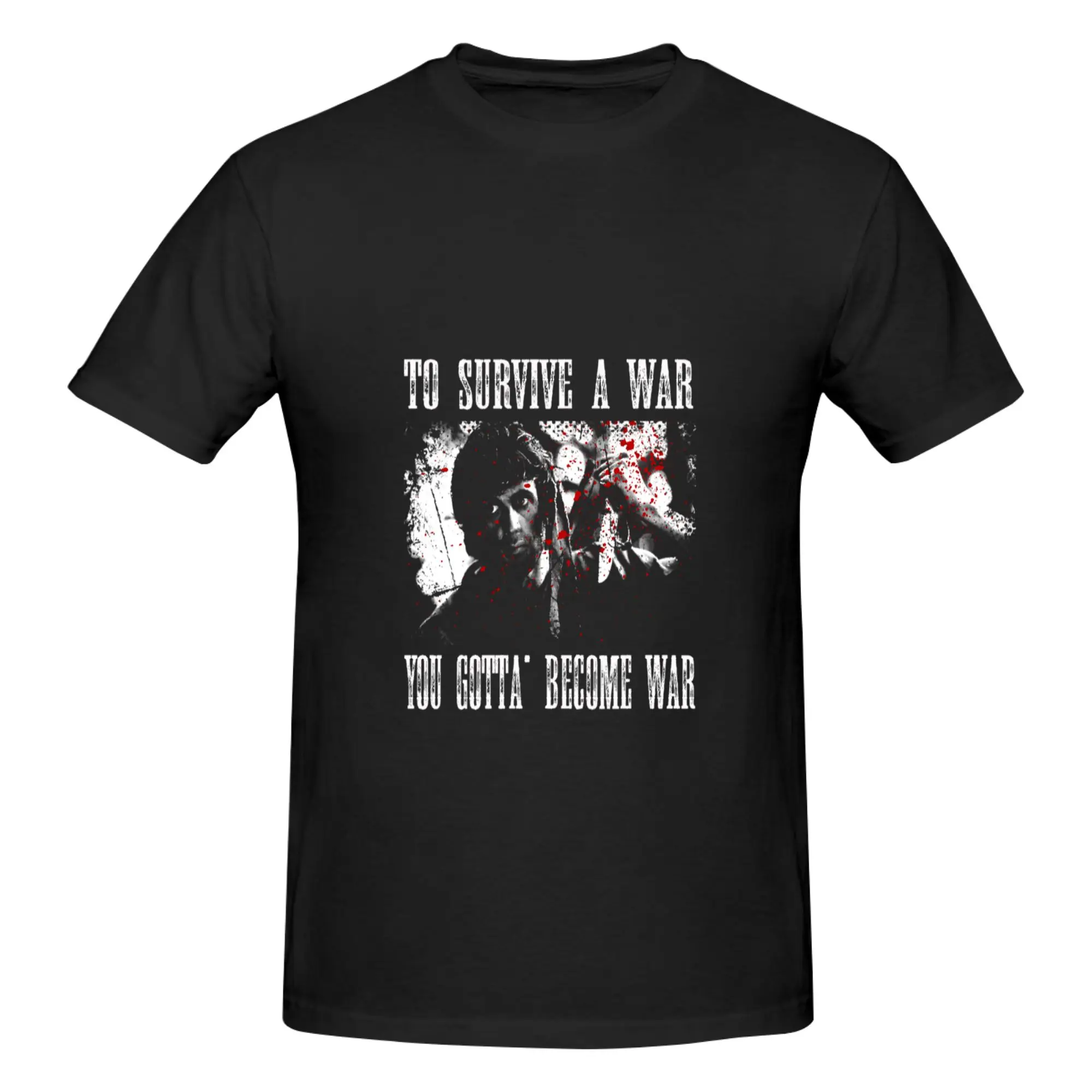 Funny Rambo s Relentless Pursuit Continues Essential Men's Printed T-Shirt Unisex T shirtAnime Manga