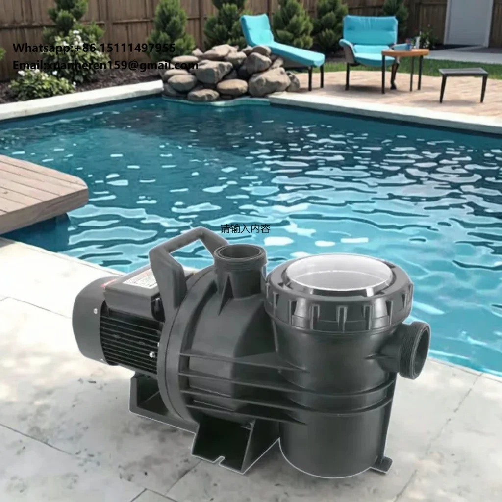 Professional 2hp Electric Motor Water Pump Silent Horizontal Circulating Pump for Large Flow Swimming Pool Whirlpool Spa