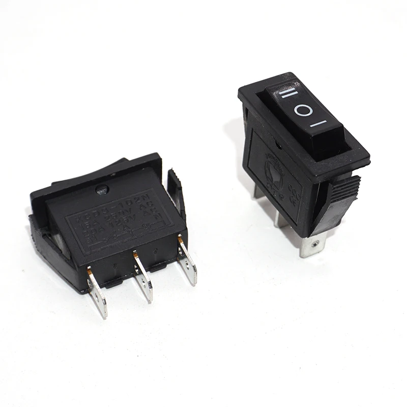 5pcs On/Off/On  Rocker Switch 3 Position   SPDT 12V