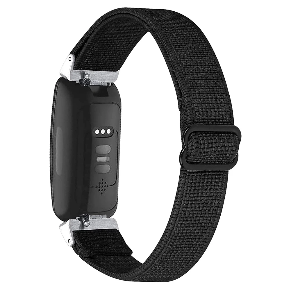 Smart Watch Bands for Fitbit Inspire 2, Elastic Adjustable (Black)_BSH