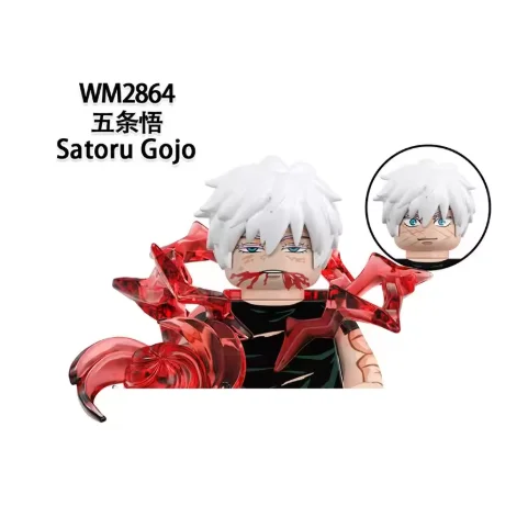 Anime WM6139 WM6140 WM6149 WM6201 Itadori Yuji Jujutsu Kaisen Set Mini Actionfigur Spielzeug Geburtstagsgeschenk Zubehör