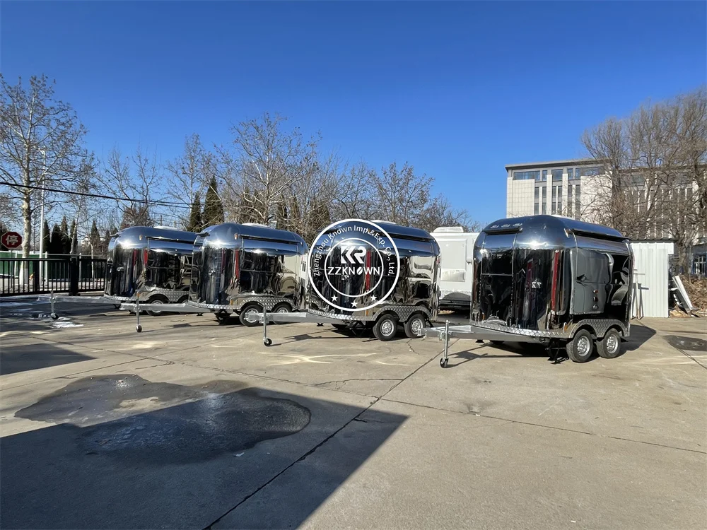 2025 New Design Concession   Food Truck Mobile Kitchen Catering Equipment Hot Dog Cart Small Bbq Food Trailer