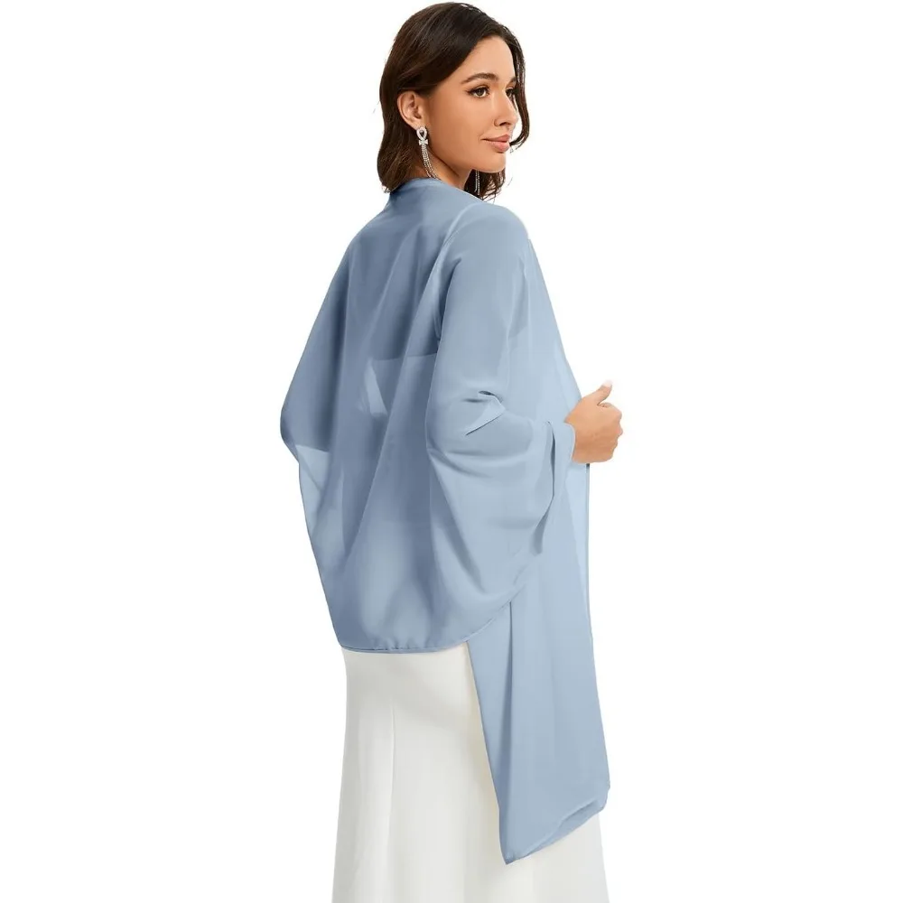 

Shawls and Wraps for Women Evening Formal Dresses Chiffon Wedding Shawl Wraps Scarve