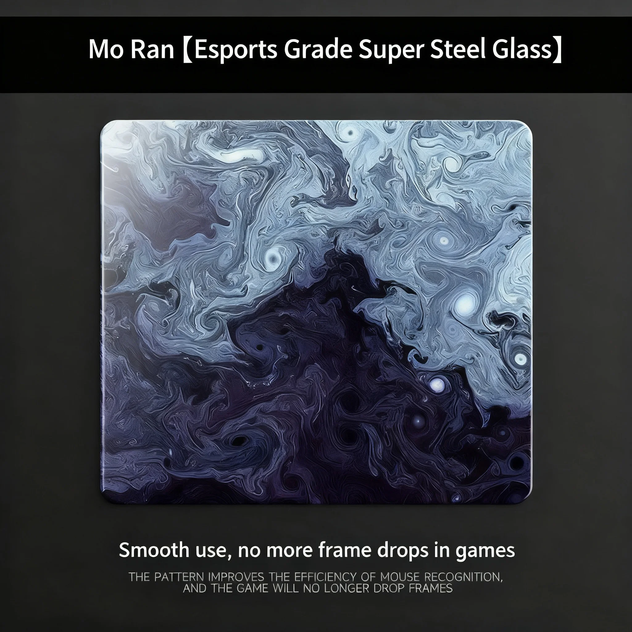 

Anime Figure Glass Gaming Mouse Pad YUME Smooth Frosted Surface Desk Tempered Glass Mouse Pad E-Sports FPS Game Table Mouse Pad
