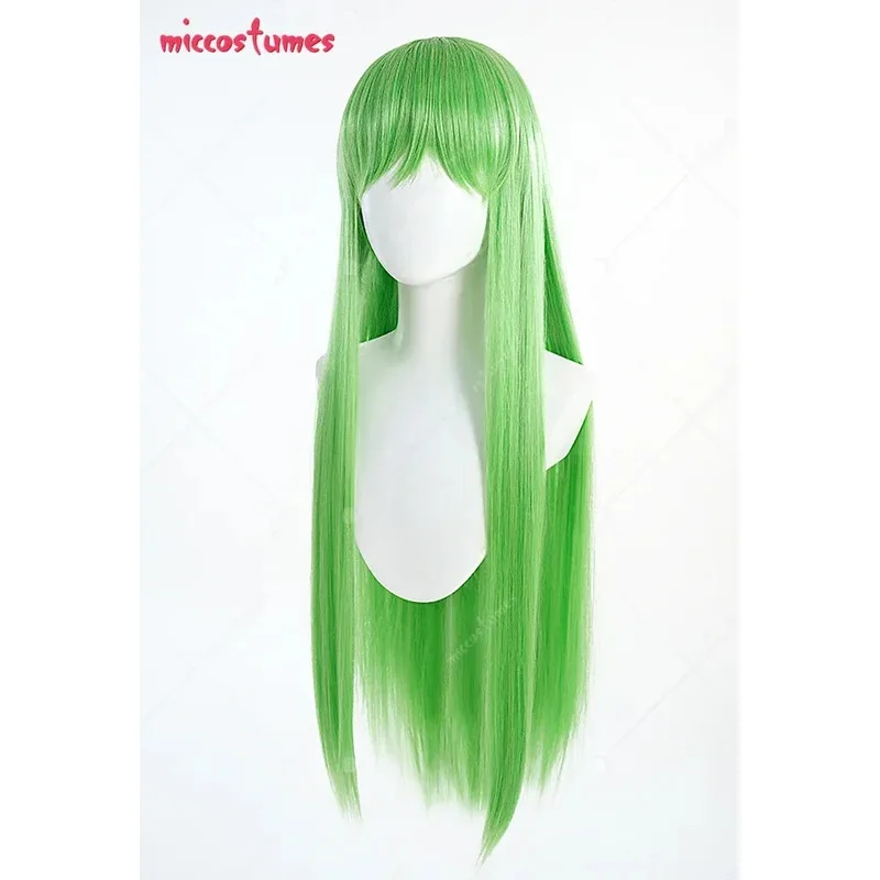 

Miccostumes Women's Anime C.C. Cosplay Wig Long Green Wigk;3,c'5.b;8'