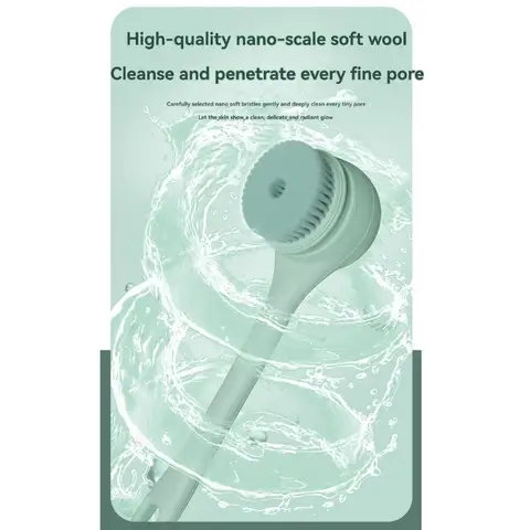 【PASSIONE 】Rechargeable For Cleansing Brush Electric Body For Cleansing Brush With 3 Brush Heads, Waterproof Bath Brush For Mass