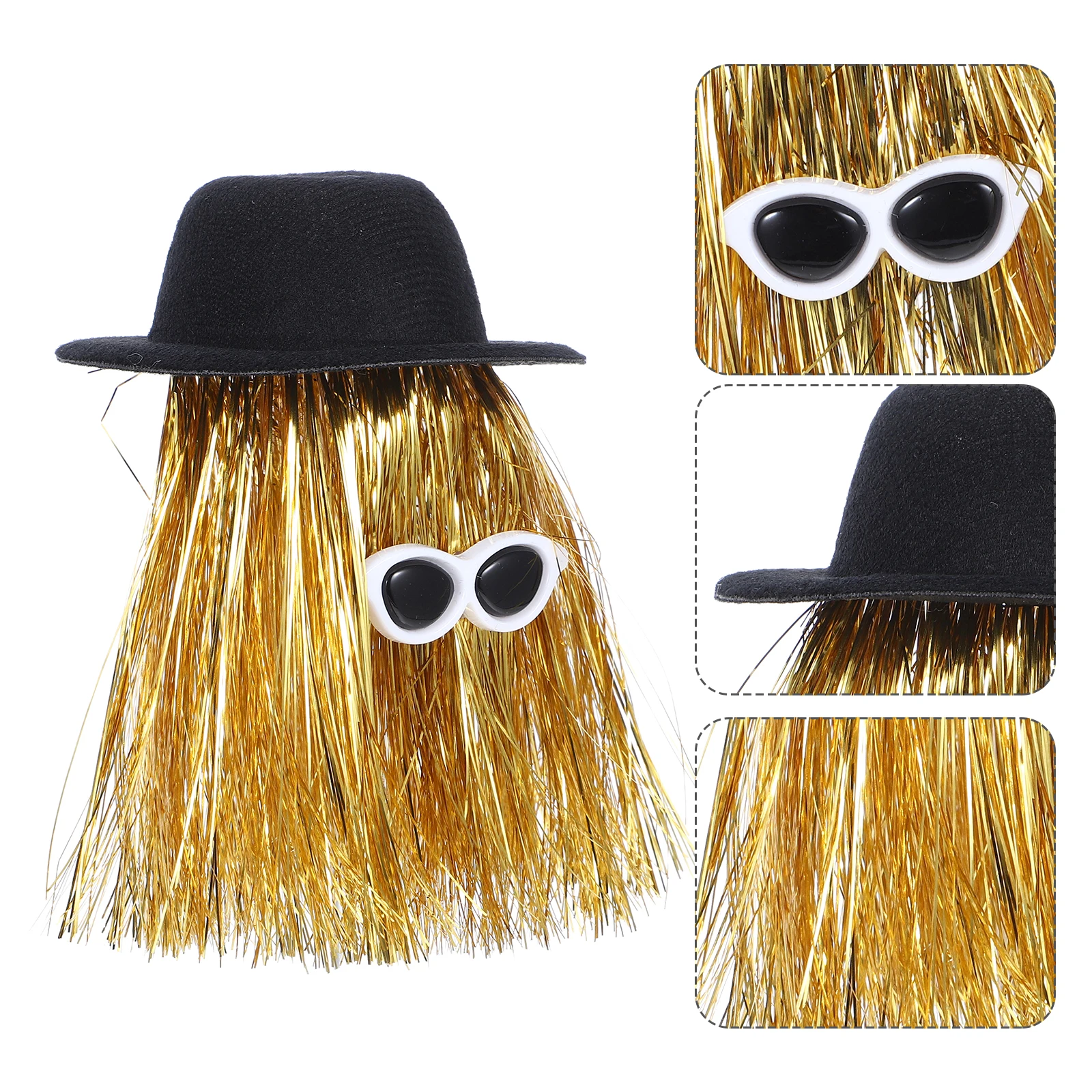 

1pcs Funny Mini Wine Bottle Cap Stopper Hat Decor Reusable Party Wedding Halloween Christmas Sealing Cap For Glass Soda Juice