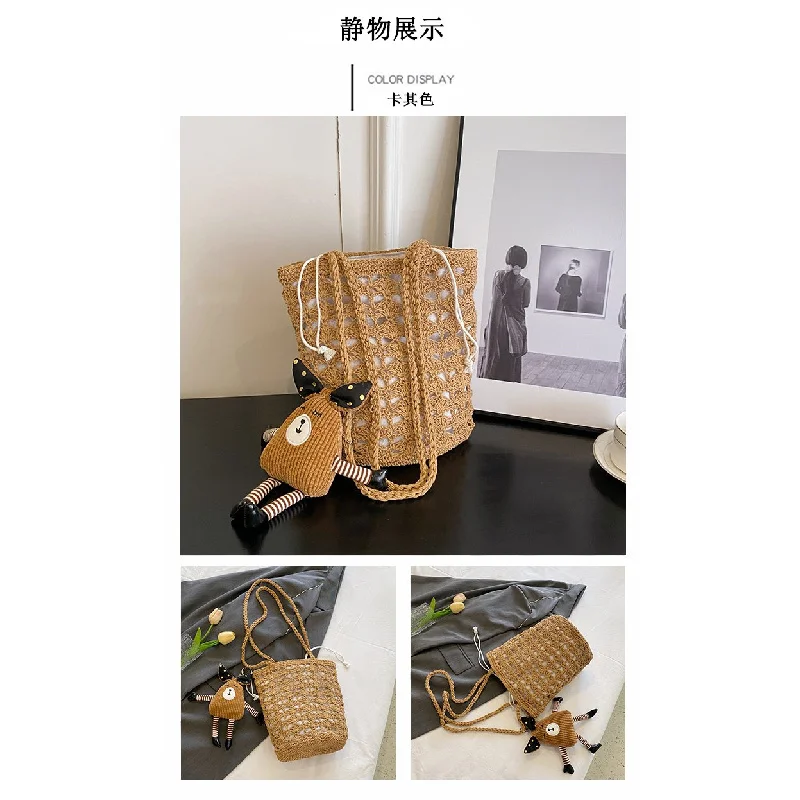 

Chic And Spacious Women's Tote Bag Leather Classic Elegant Crossbody Bag For Luxury Brand Handbags Ladies