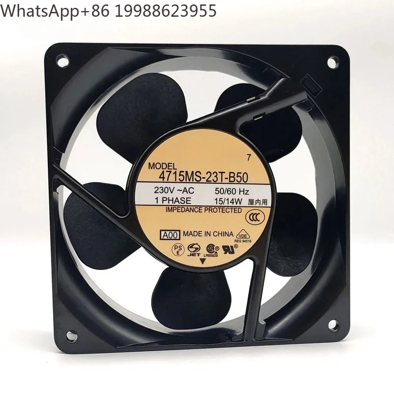 4715MS-23T-B50 4715MS-22T-B20   4715MS-22T-B50  4715MS-23T-B30  Fan 230VAC 220VAC Ball Bearing Tubeaxial Cool Fan