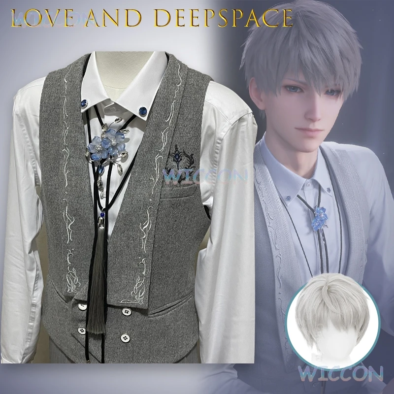 

Love and Deepspace Xavier Silver Cascade Sonata Suit Cosplay Costume Couple Outfit Game Character FormalWear Halloween Christmas
