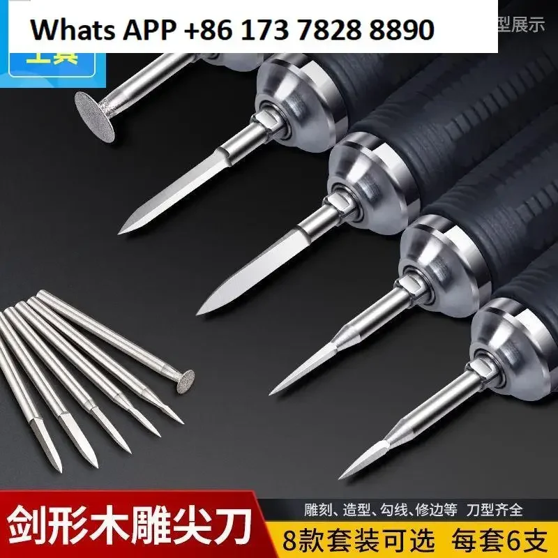 Hard wood carving knife olive tool hollow sharp durable sword knife beeswax nuclear carving use