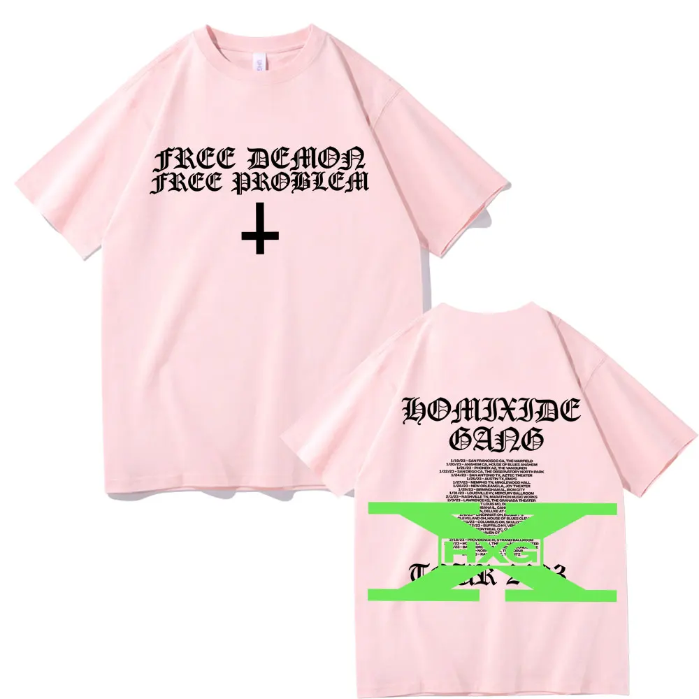 Rapper Homixide Gang Shot or Not Graphic T-shirt Playboi Carti