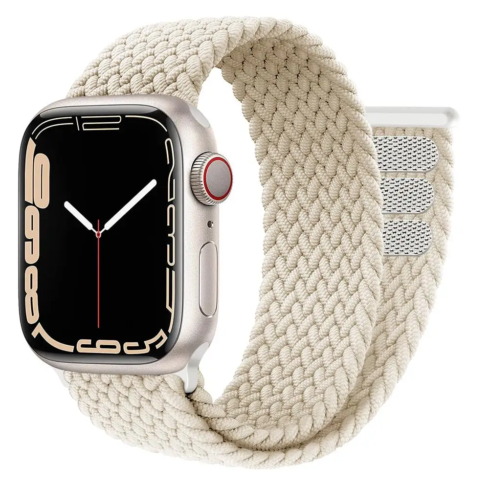 Braided Solo Loop For Apple watch Band 44mm 40mm 45mm 41mm 42mm ultra 49mm correa bracelet Apple watch series 7 3 5 se 6 8 Strap