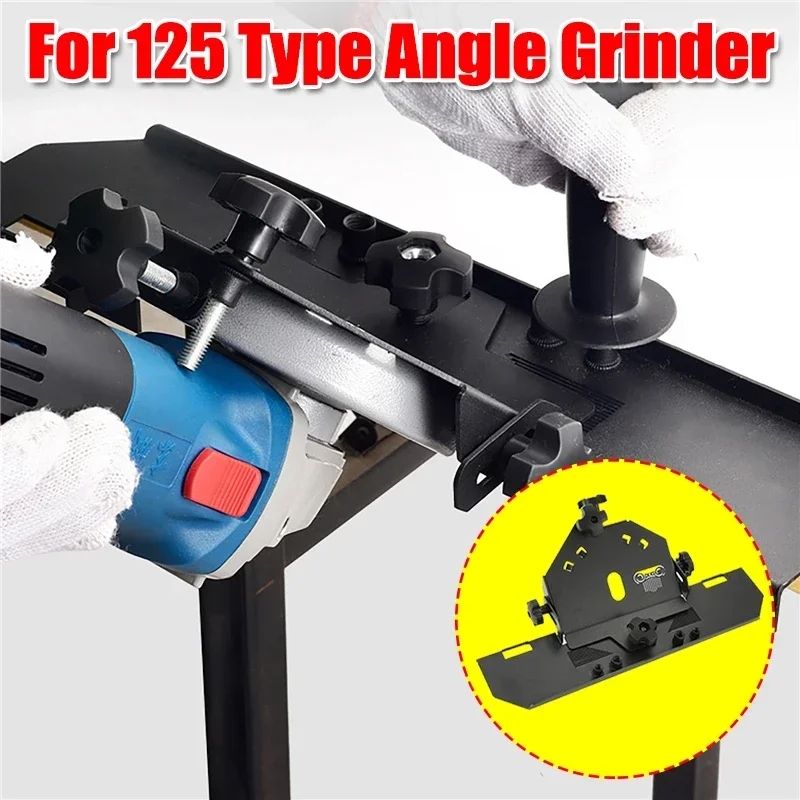 

Aluminum Alloy 125 Type Angle Grinder 45 Degree Angle Tiling Cutting Machine Bracket Chamferer Utility Chamfer Tool