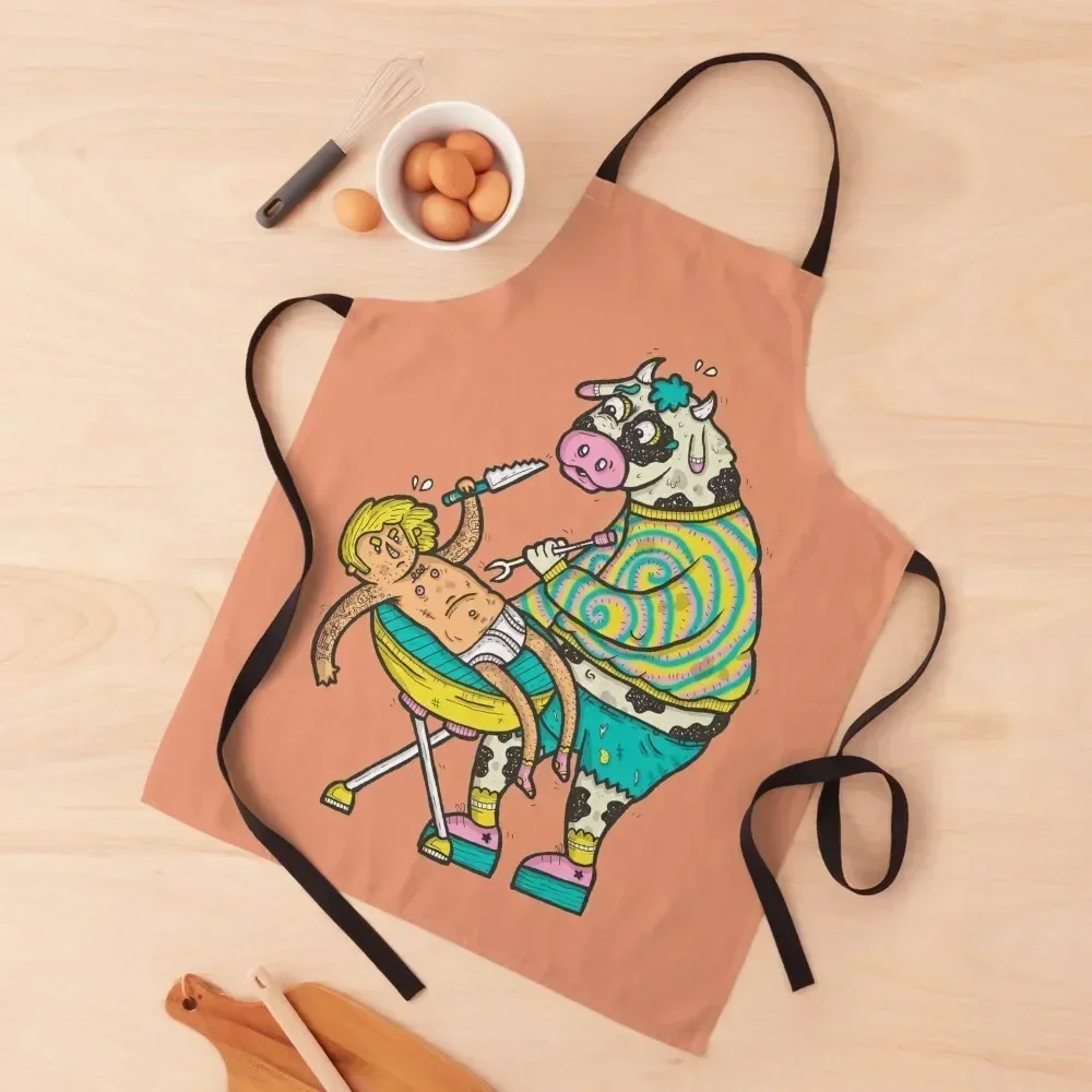 

Barbecoo Apron Kitchen Front Barista kitchen woman Korean Apron