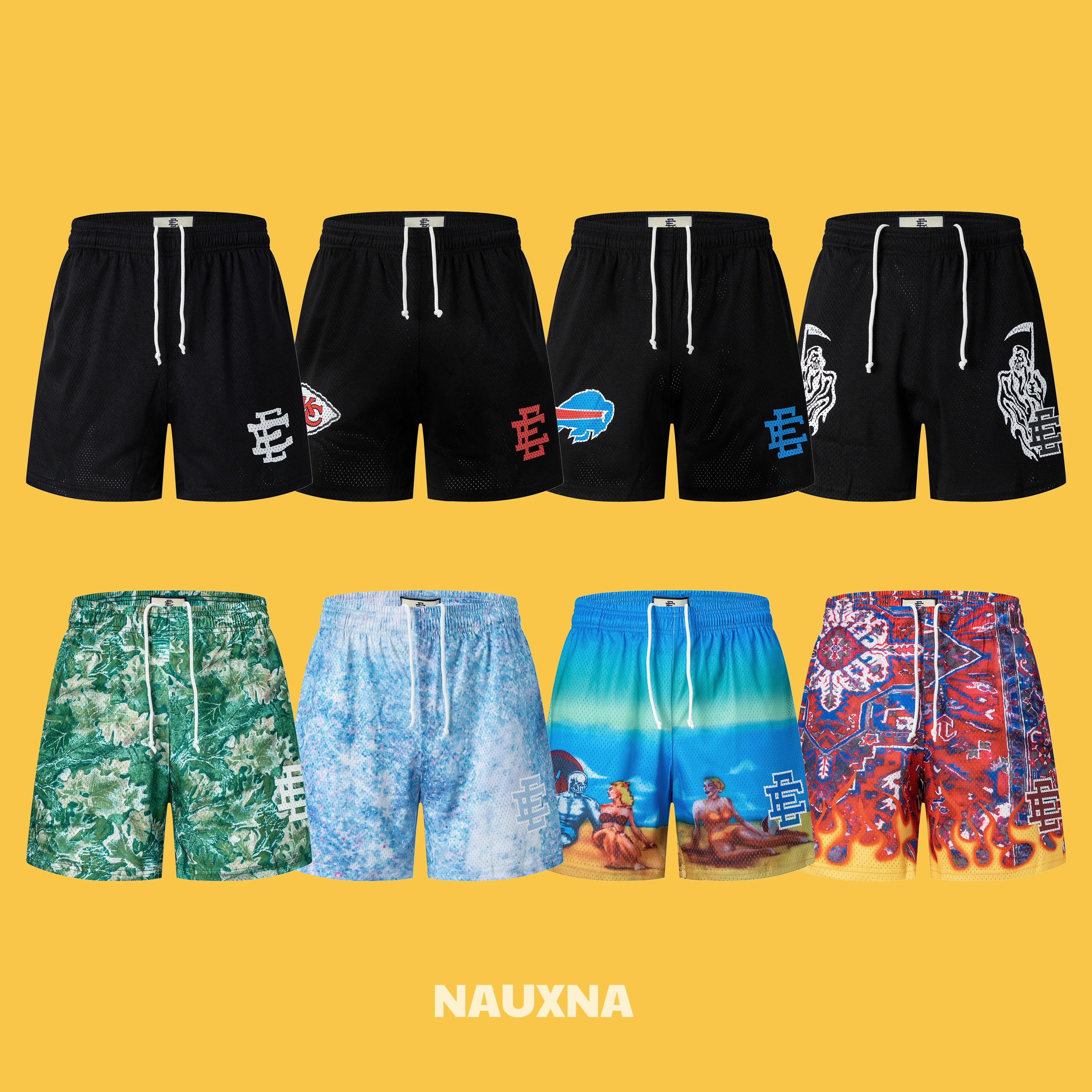 

Tagkita Me Baskeall orts Qui Dry Spor Quadripartite Knee-Length Polyester Fiber Loose Fit Men's Summer orts