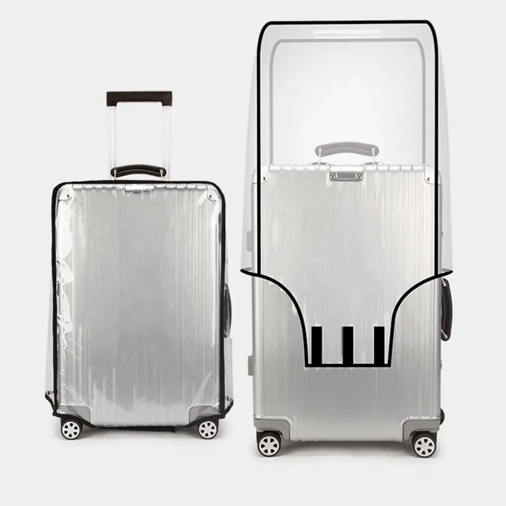 Juste de Protection pour Valise, Résistante, Transparente, pour Bagages