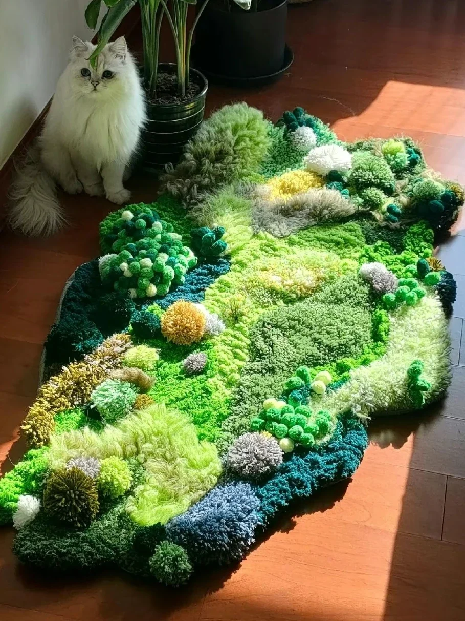 جميع الأشياء حزمة مواد السجاد الطحلب الخام #2