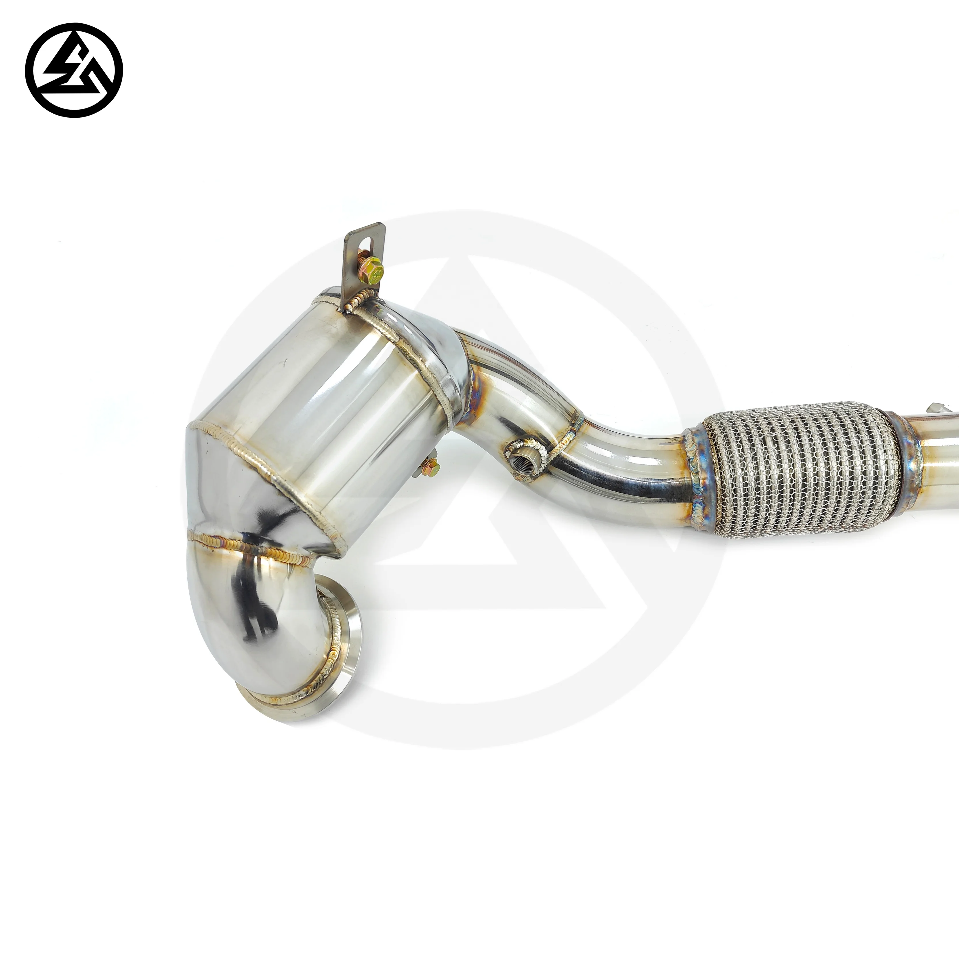 Downpipe ad alte prestazioni per VW GOLF8 GTI MK8 2.0T 2020-2023 Tuning Sistema di scarico ad alto flusso