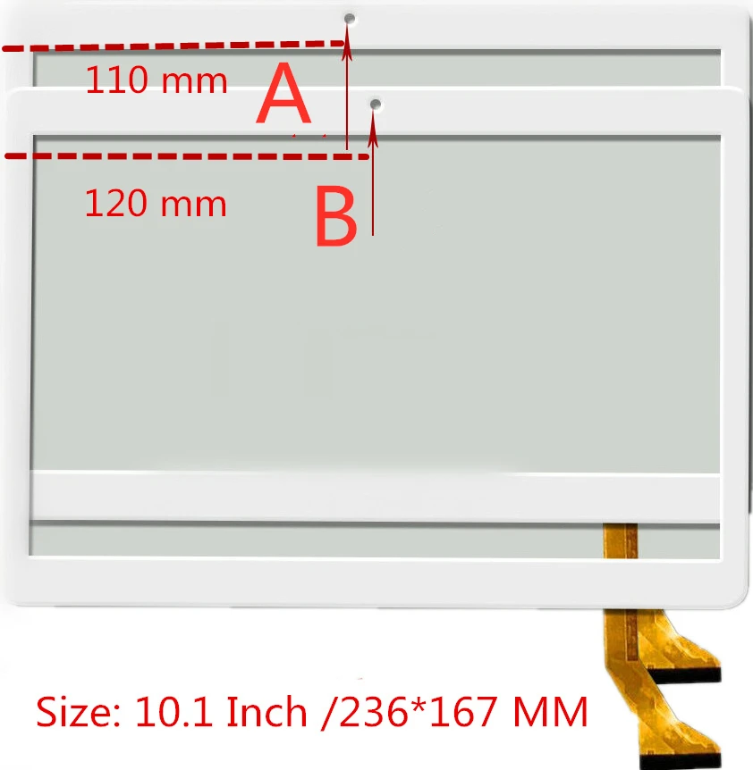 

Черный 10,1 дюймовый сенсорный экран для планшета BEISTA K107, емкостная сенсорная панель для ремонта и Замены деталей