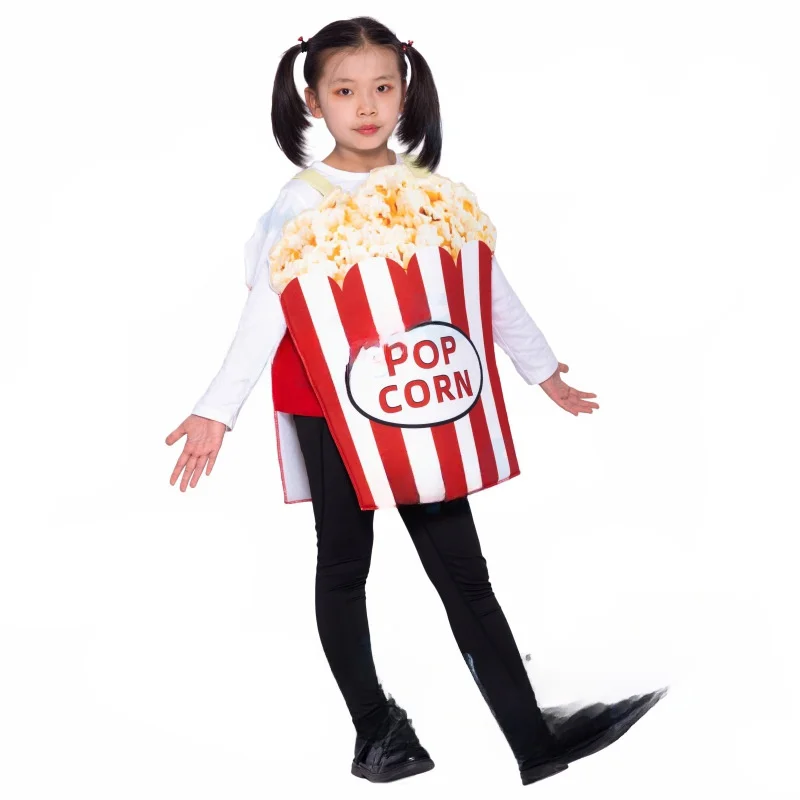 زي الهالوين الذرة تحت عنوان الكبار الوالدين والطفل، ملابس أداء المسرح، ملابس الاحتفال بالمهرجانات #2