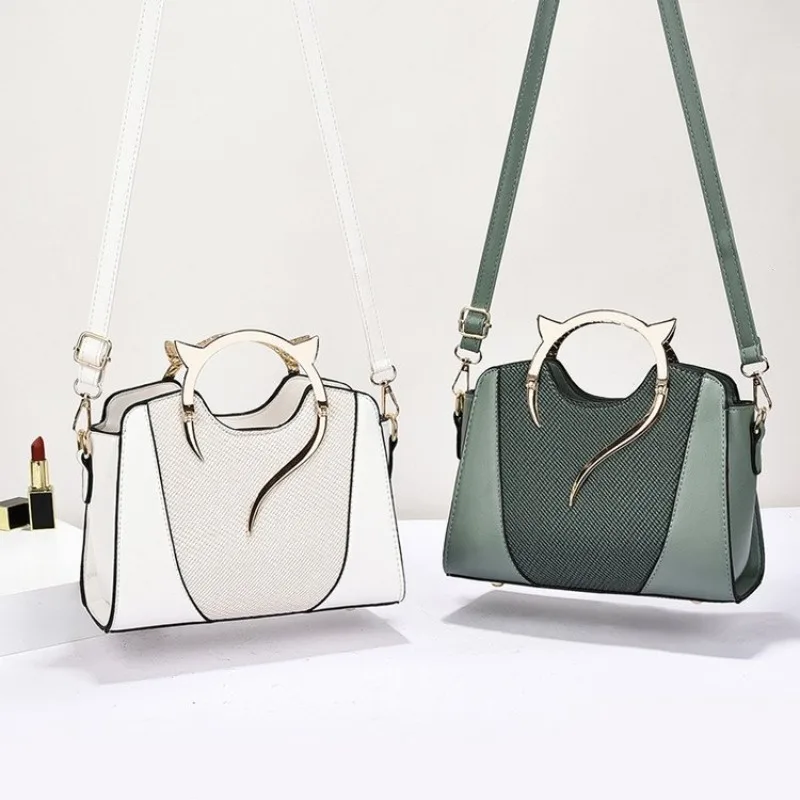 

Уникальная модная сумка для подгузников, роскошная кожаная женская сумка, минималистичная городская сумка через плечо в винтажном стиле